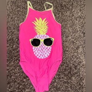 The Children’s Place Pineapple Swimsuit EUC Sz M7/8